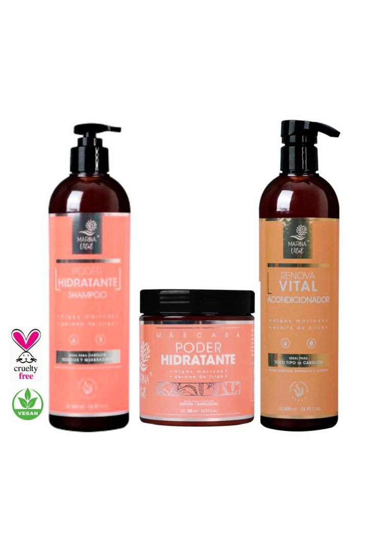 Shampoo- Mascara Poder Hidratante y Acondicionador-2