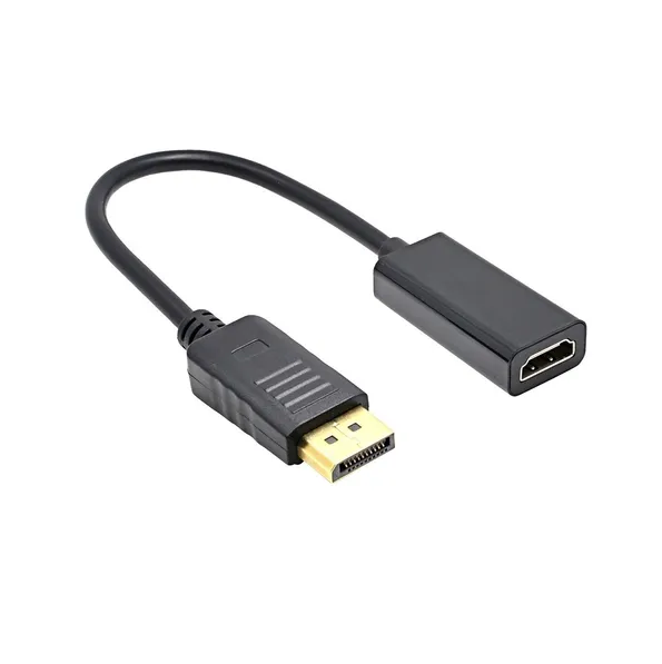 Cable Adaptador Displayport A Hdmi Dp Display Port ( Hd ) Negro