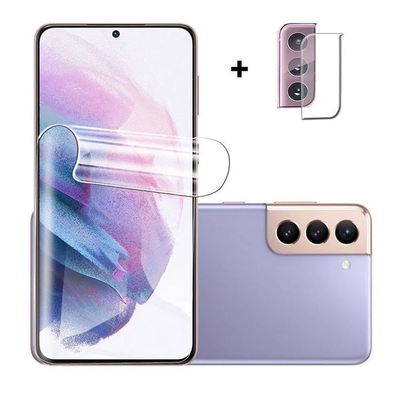 Lamina Hidrogel Para Samsung S21 Plus Lente Camara Transparente