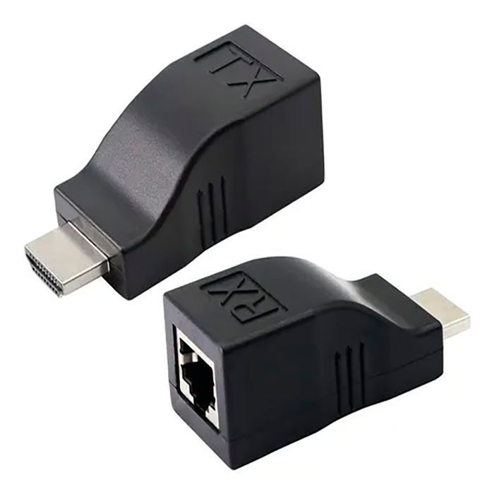 TITULO Extension Extensor Adaptador Hdmi A Cable Utp Lan Rj45 1080p