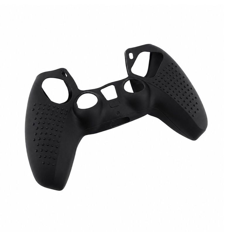 Funda Protector Silicona Grip Antideslizante Compatible PS5 Negro
