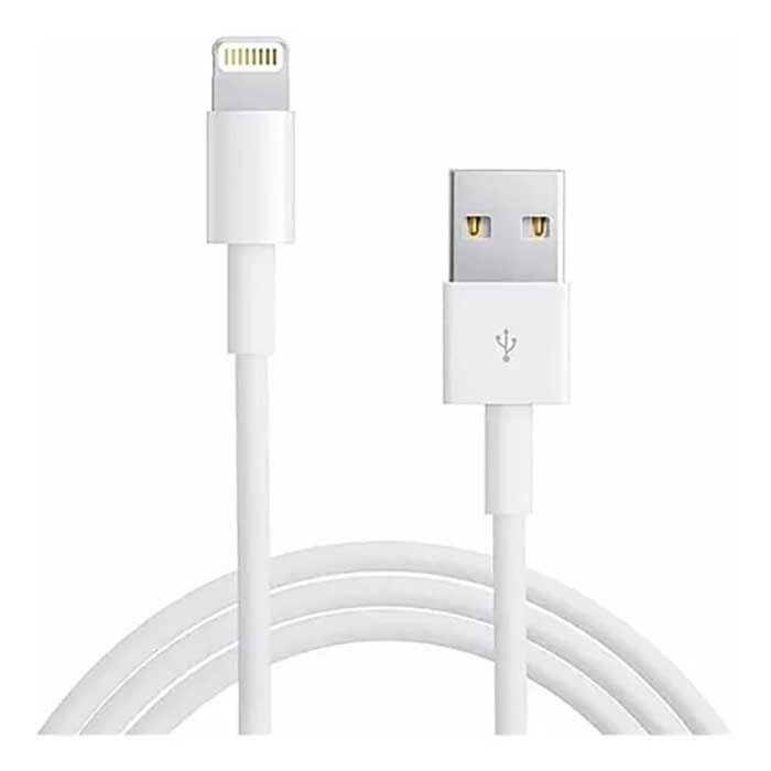 Cable De Carga R pida USB Para Lightning Mgcalig Blanco