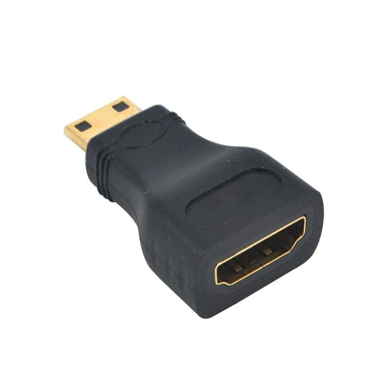 Adaptador Hdmi Hembra A Micro Hdmi Macho Negro