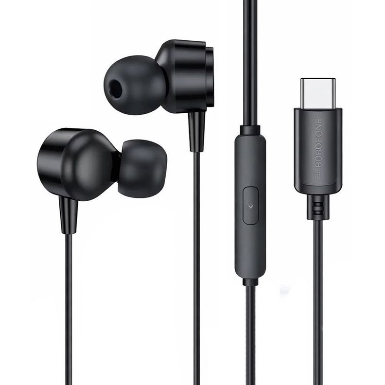 Audifonos USB C Borofone BM94 con Microfono Sonido Digital HD Negro