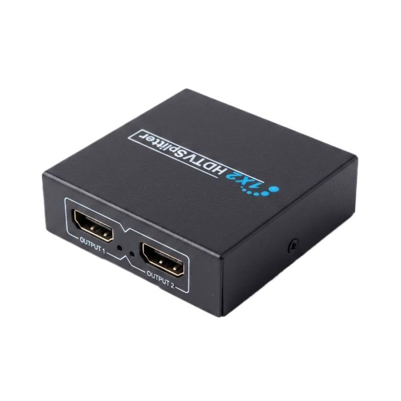 Divisor HDMI 1 Entrada 2 Salidas Negro