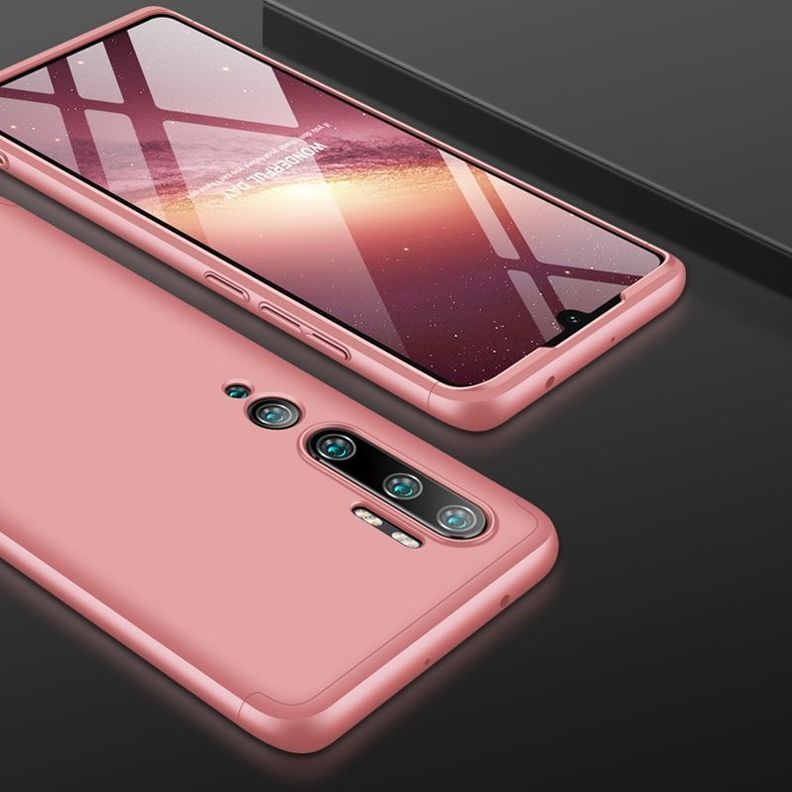 Carcasa: Xiaomi Mi Note 10 - Resistente / Rosado-1