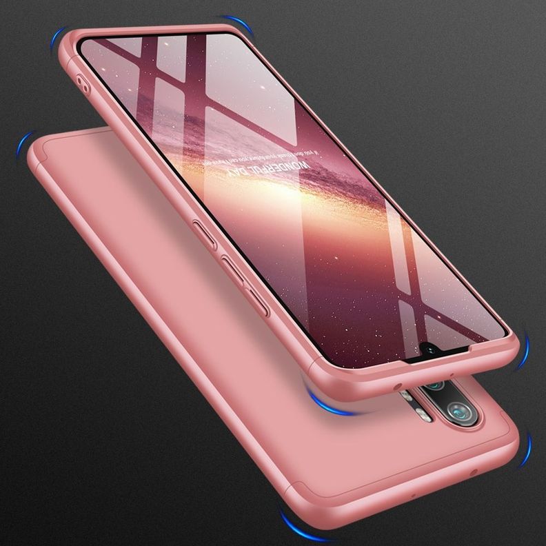 Carcasa: Xiaomi Mi Note 10 - Resistente / Rosado-5