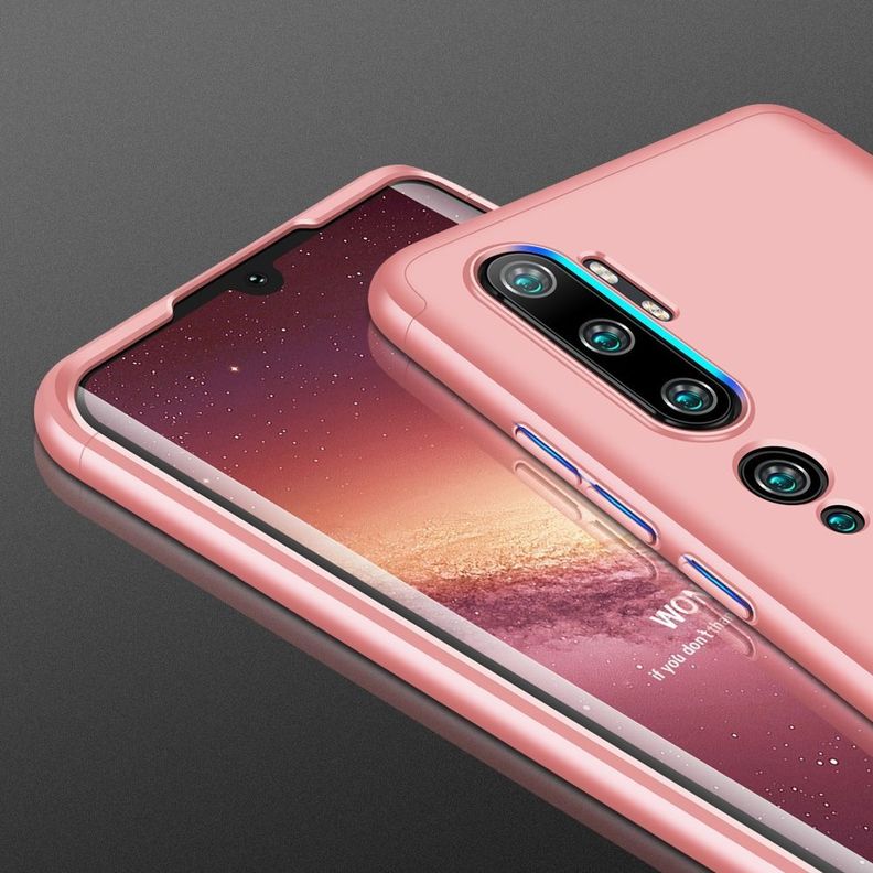 Carcasa: Xiaomi Mi Note 10 - Resistente / Rosado-2