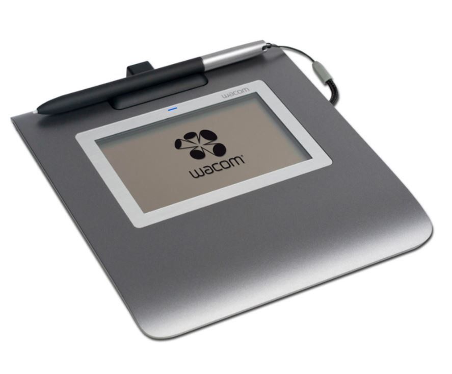 Tableta De Firmas Digital - Wacom Stu-430 | Lcd 4.5 Cifrado Rsa Usb Gris Gris [ 20 ]
