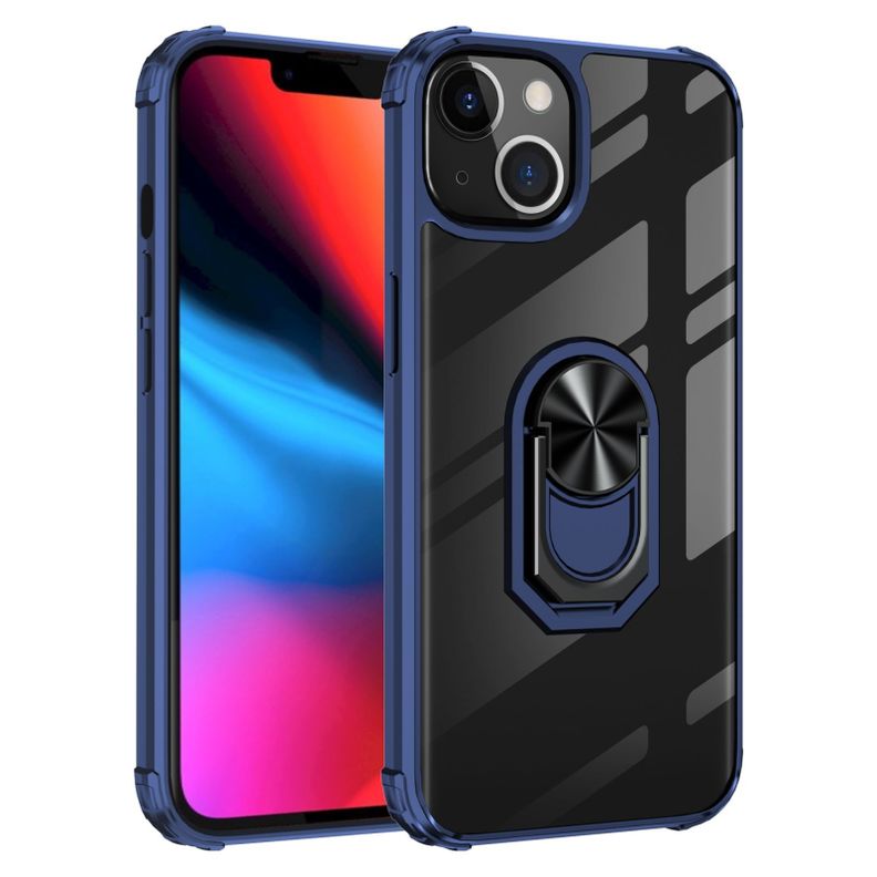 Para: iPhone 14 - Carcasa Aro Imán Soporte-0
