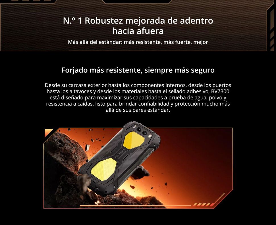 Blackview BV7300 - Smartphone IP68 Militar Rugged GPS-2