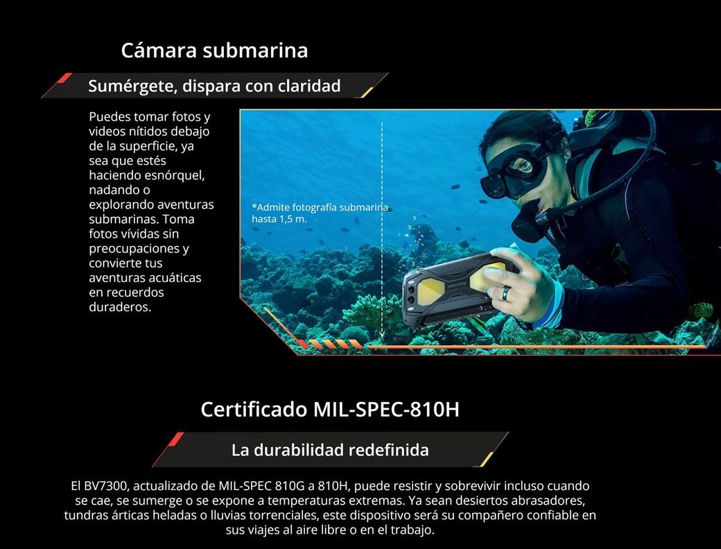 Blackview BV7300 - Smartphone IP68 Militar Rugged GPS-4