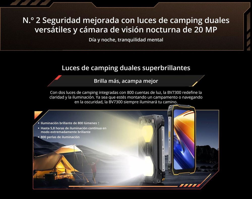 Blackview BV7300 - Smartphone IP68 Militar Rugged GPS-6