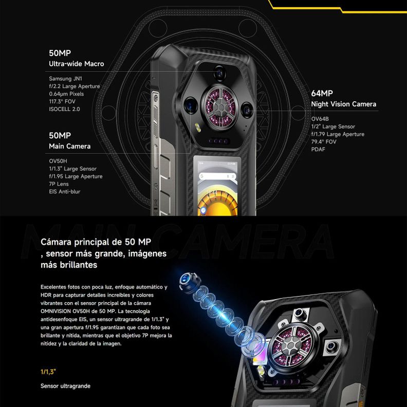 Ulefone Armor 30 Pro - Celular 5G Resistente Doble Pantalla-6