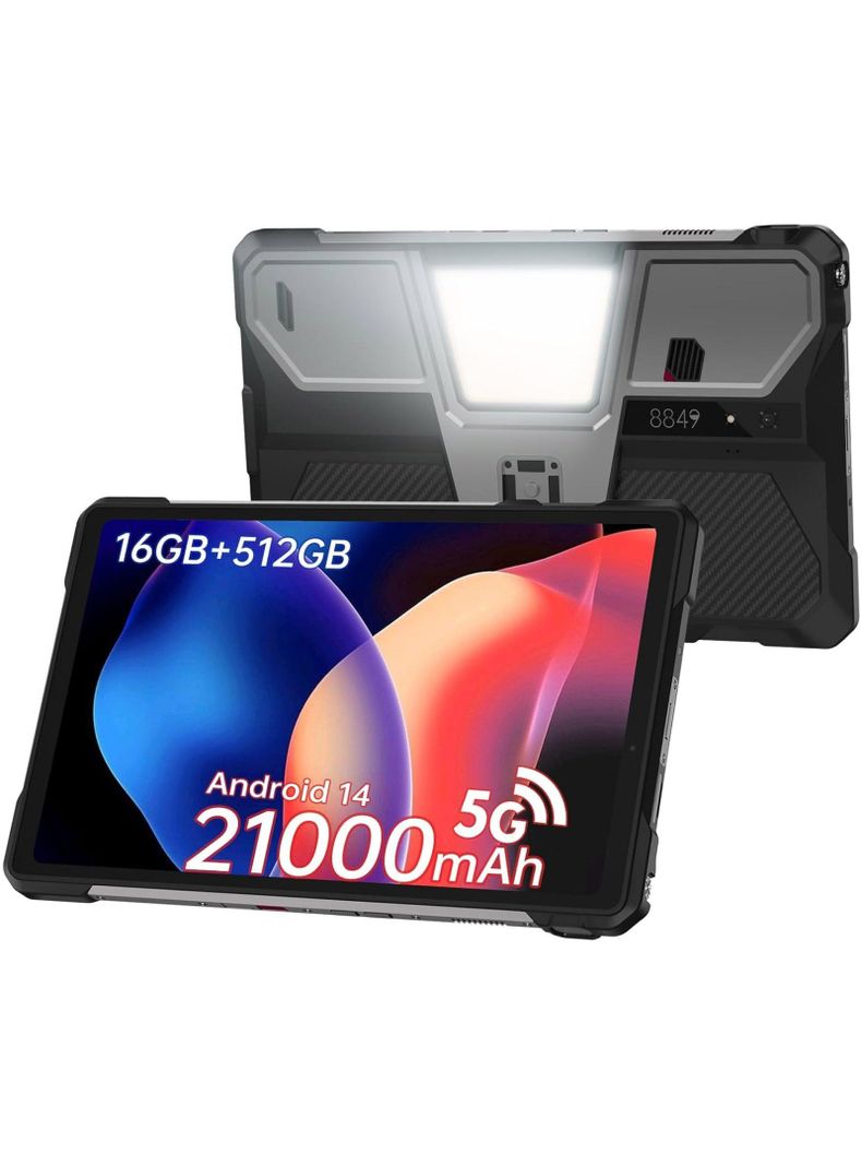 Unihertz 8849 Tank Pad - Tablet 5G Rugerizada con Proyector-0