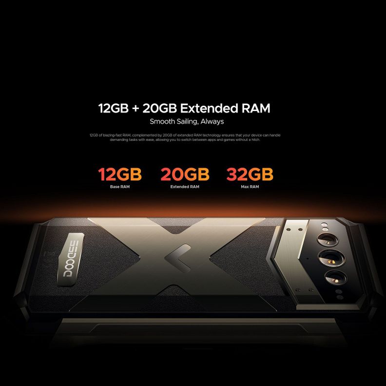 Doogee V Max Pro - Smartphone Rugged 108 MP, Batería 22.000-2