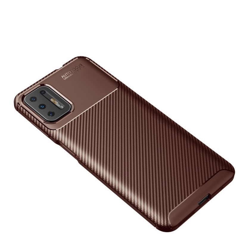 Carcasa: Moto G9 Plus - Resistente Funda / Café-1