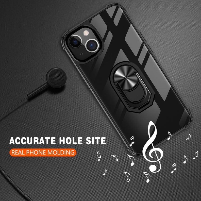 Para: iPhone 14 Pro - Carcasa Aro Imán Soporte-5