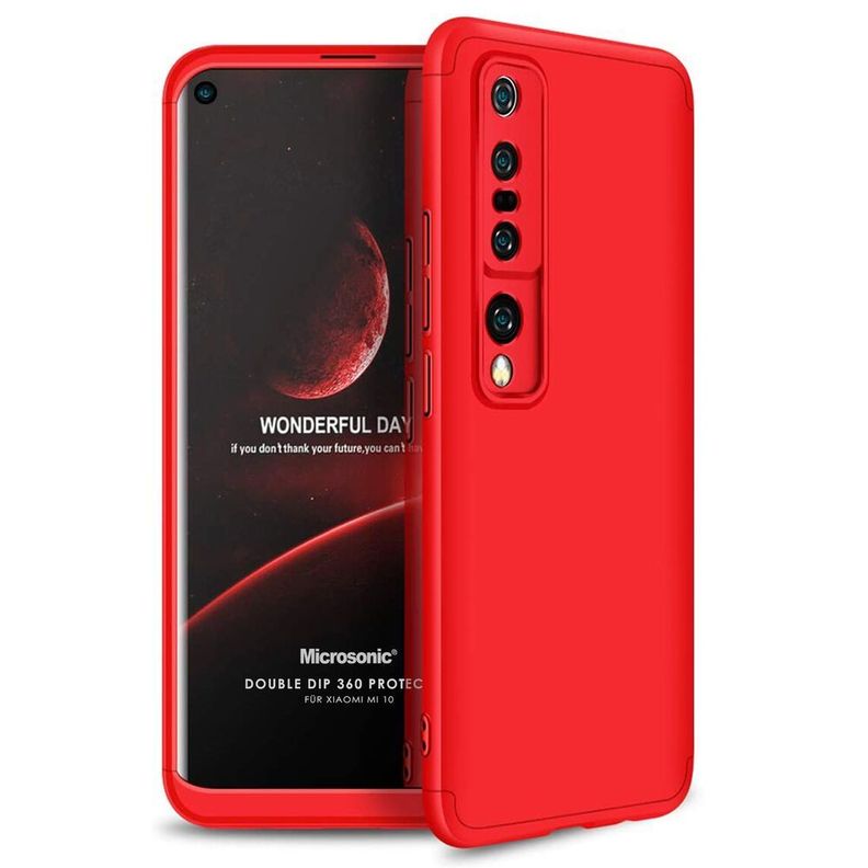 Carcasa: Xiaomi Mi 10 Pro - Resistente / Rojo-0