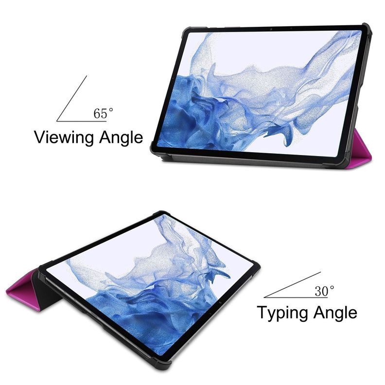 Para: Galaxy Tab S8 | Funda Cuero con Soporte-4