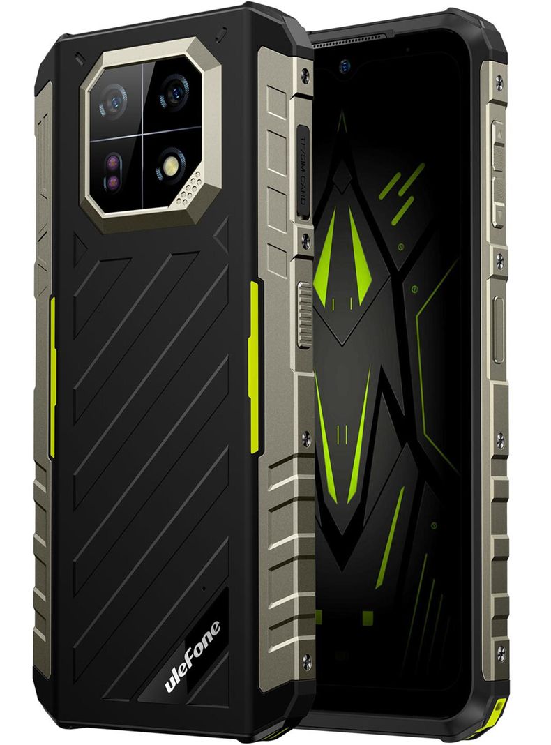 Armor 22 - Rugged Resistente: Golpes Polvo y Agua Negro