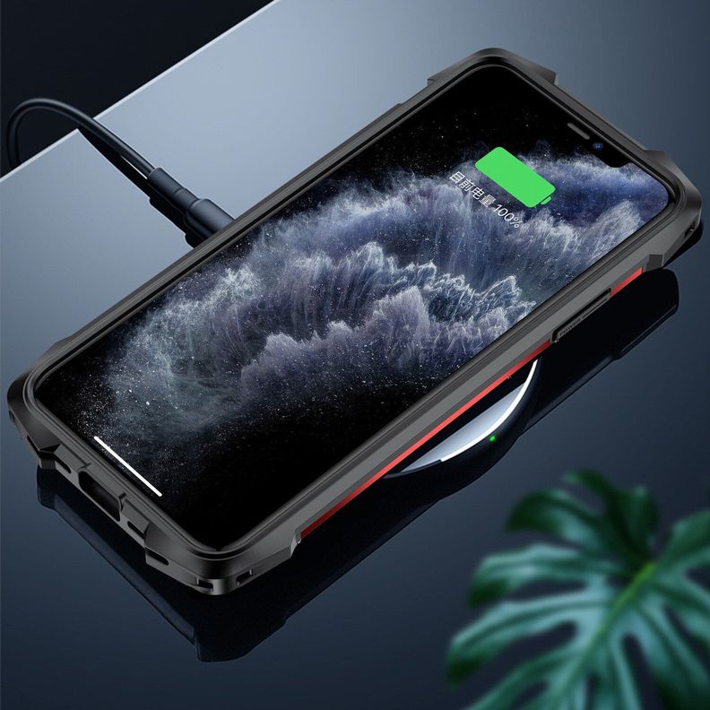 Carcasa: iPhone 12 Mini - Resistente Funda / Verde-6