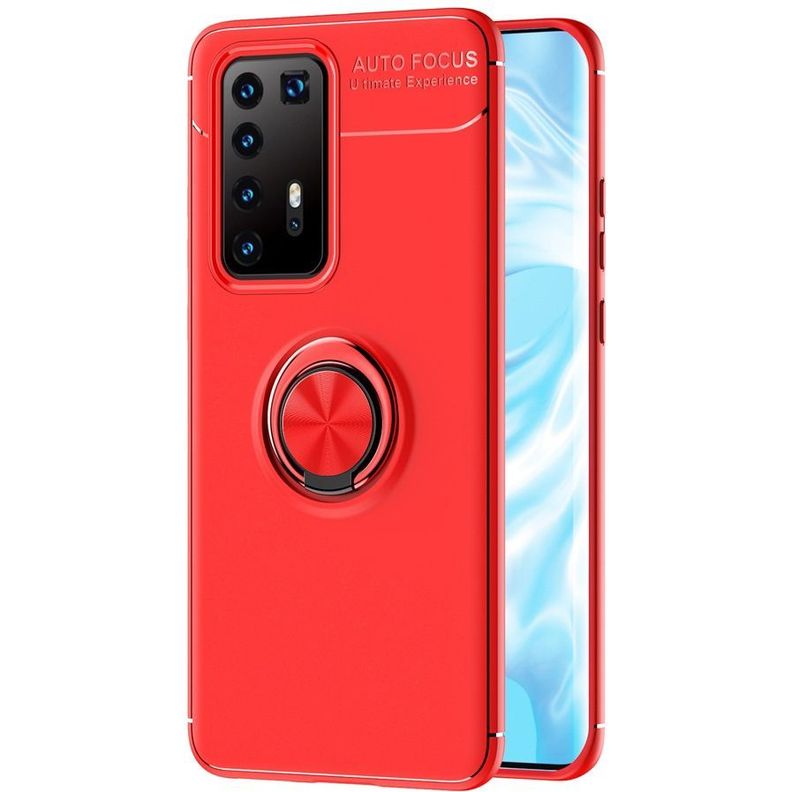 Carcasa: Huawei P40 Pro - Resistente Funda / Rojo-0