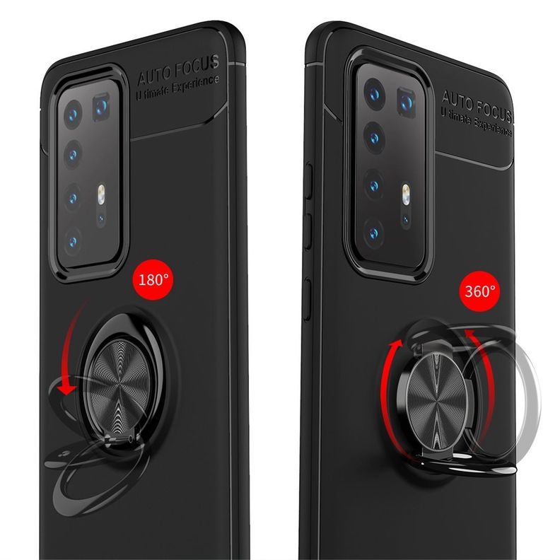 Carcasa: Huawei P40 Pro - Resistente Funda / Rojo-2