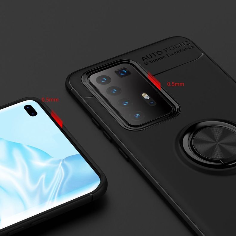 Carcasa: Huawei P40 Pro - Resistente Funda / Rojo-5