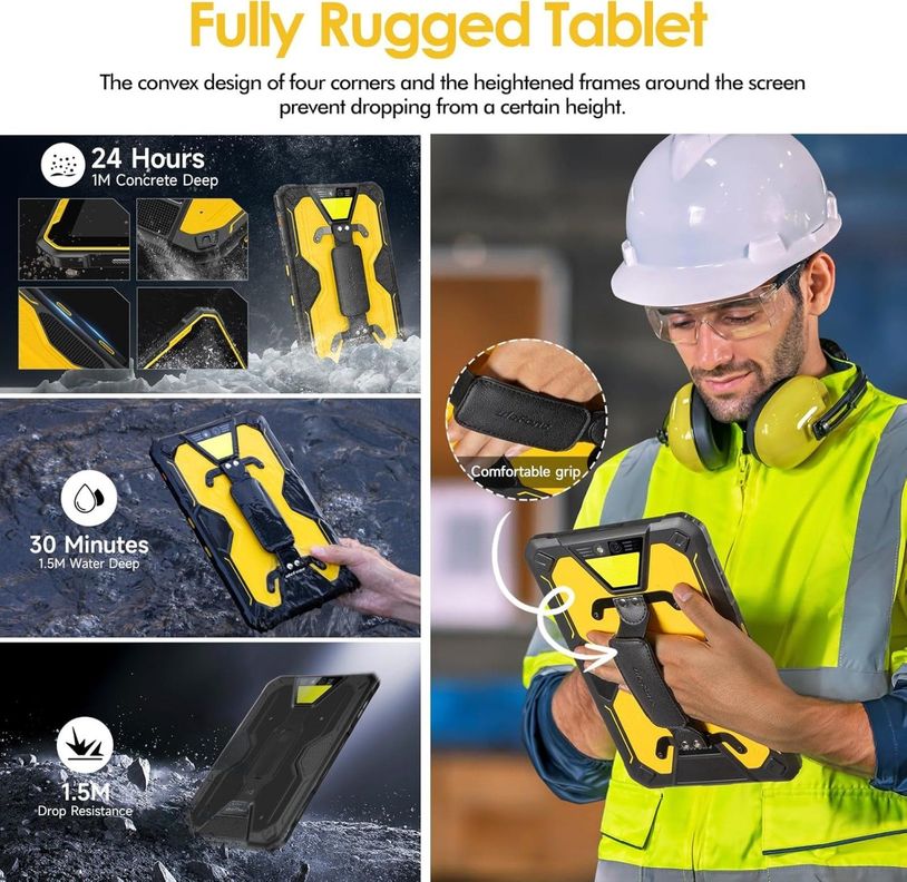 Ulefone Armor Pad 2 - Tablet Resistente Golpes Polvo y Agua-4