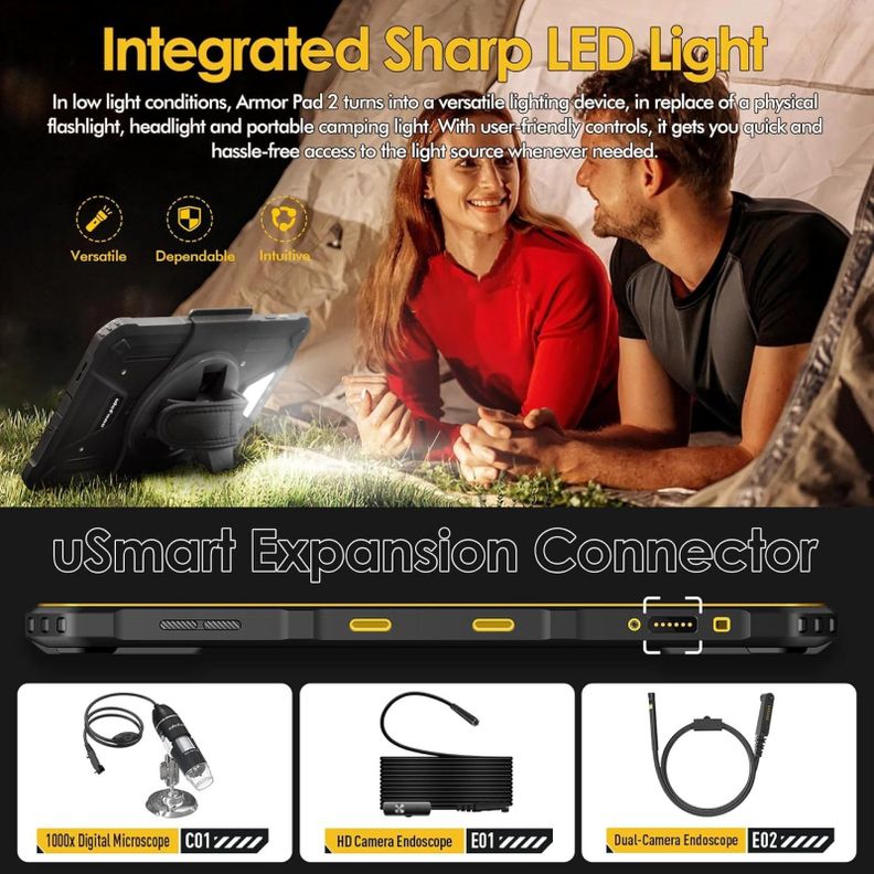 Ulefone Armor Pad 2 - Tablet Resistente Golpes Polvo y Agua-7