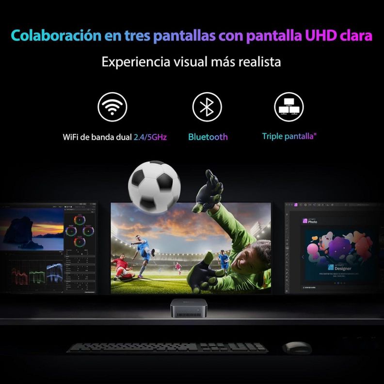 Blackview MP80 - Mini PC Intel® N95, 16GB RAM, 512GB SSD, 4-6
