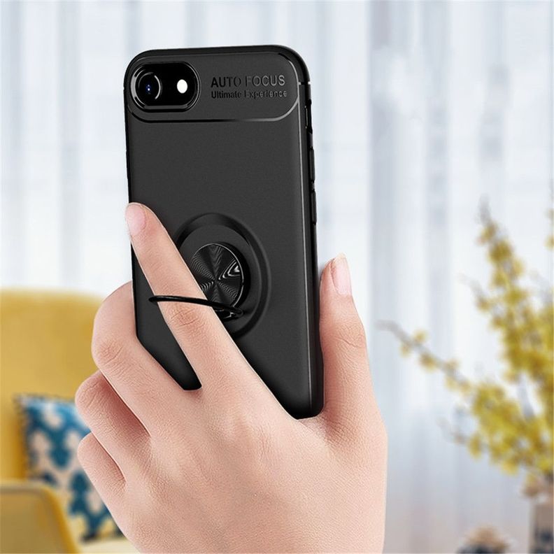 Para: iPhone SE 2022 y 2020 | Delgada Aro Imán-3