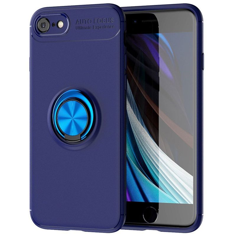 Para: iPhone SE 2022 y 2020 | Delgada Aro Imán-0