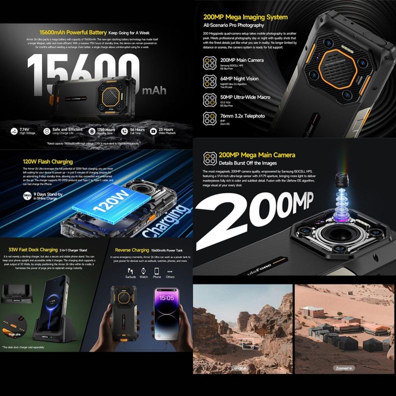 Ulefone Armor 26 Ultra - Smartphone Rudo con Walkie-Talkie-6
