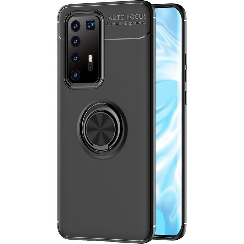 Carcasa: Huawei P40 Pro - Resistente Funda / Negro-0