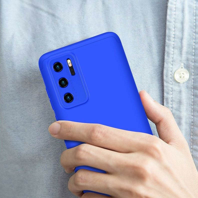 Carcasa: Huawei P40 - Resistente Funda / Azul-6