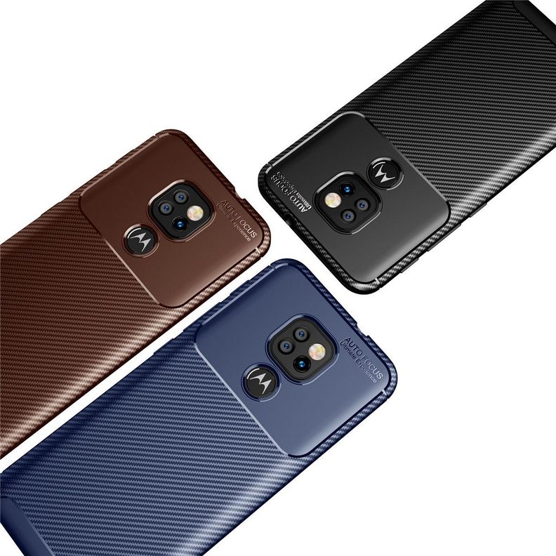 Carcasa: Moto G9 Play - Resistente Funda / Azul-4