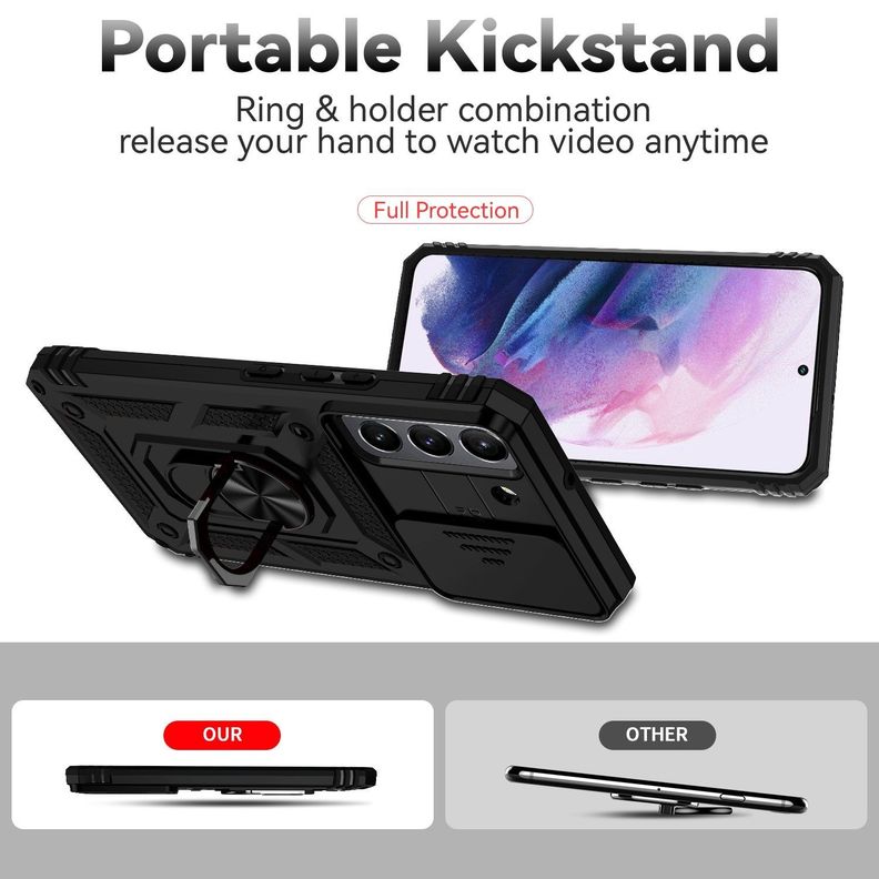Para: Galaxy S22 5G | Protección Cámara + Aro Imán-2