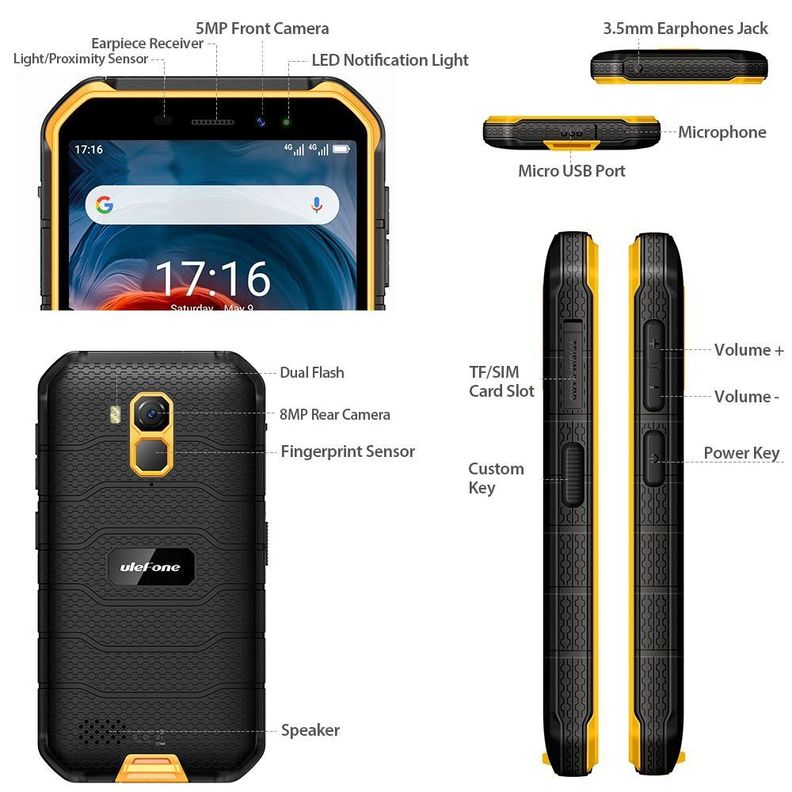 Ulefone Armor X7 Pro - Dual Sim Resistente IP68-5