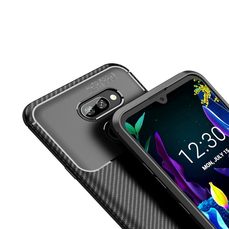 Carcasa: LG K40S - Resistente Funda Estuche / Azul-2