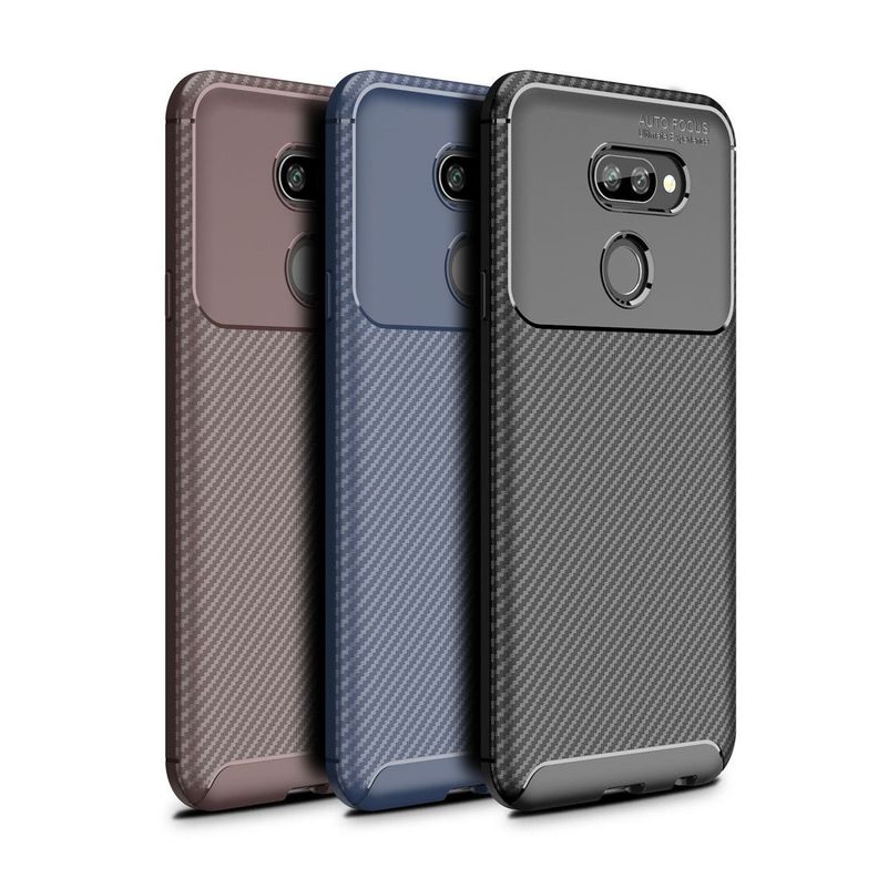Carcasa: LG K40S - Resistente Funda Estuche / Azul-5