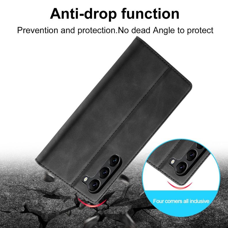 Para: Galaxy S23 Plus (S23+), Funda Estuche Cuero Tarjeta-6