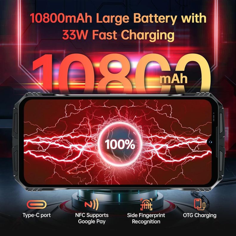 Doogee S118 - Celular Rugged Resistente Android 14, 8+512GB-2