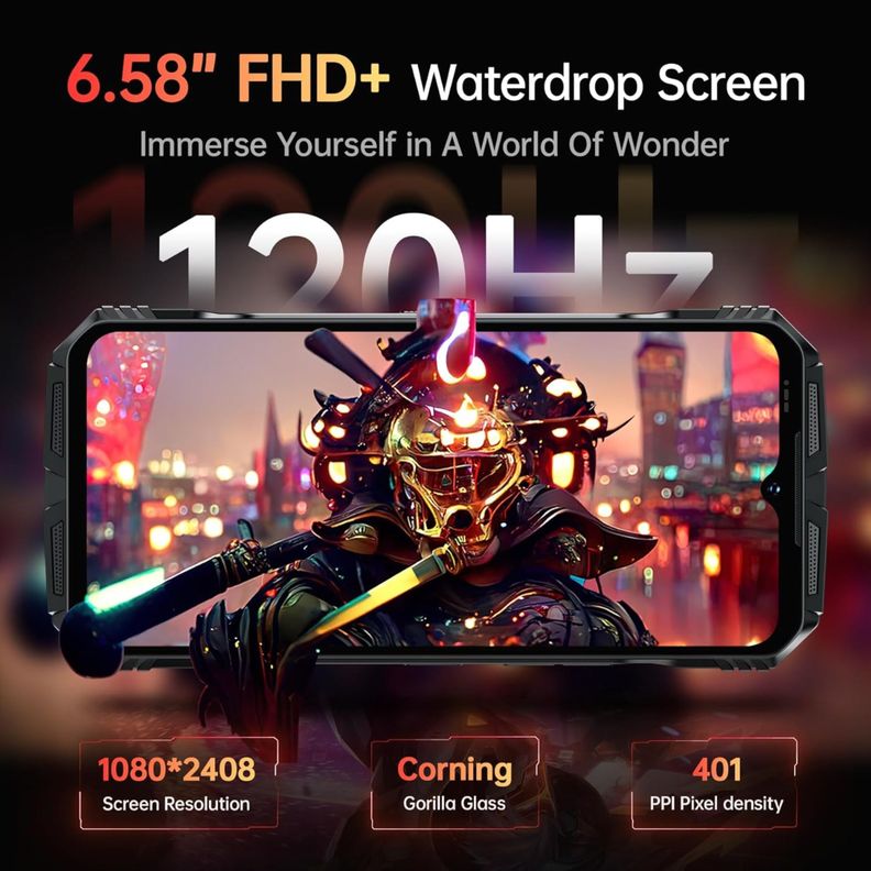 Doogee S118 - Celular Rugged Resistente Android 14, 8+512GB-3