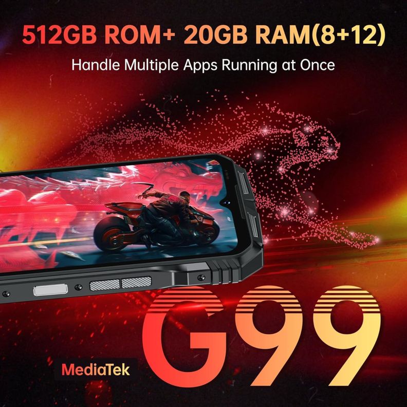 Doogee S118 - Celular Rugged Resistente Android 14, 8+512GB-5