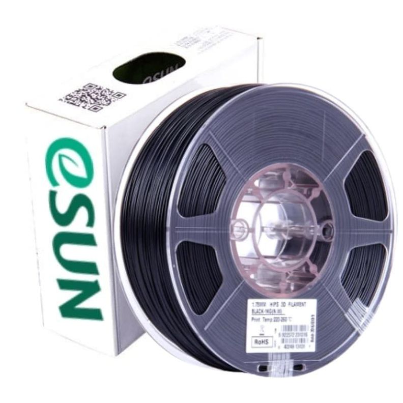 Filamentos Hips Esun 1kg 1.75mm Negro-0