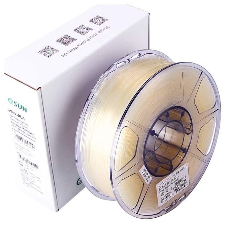 Filamentos Pla Esun 1kg 1.75mm Transparente-0