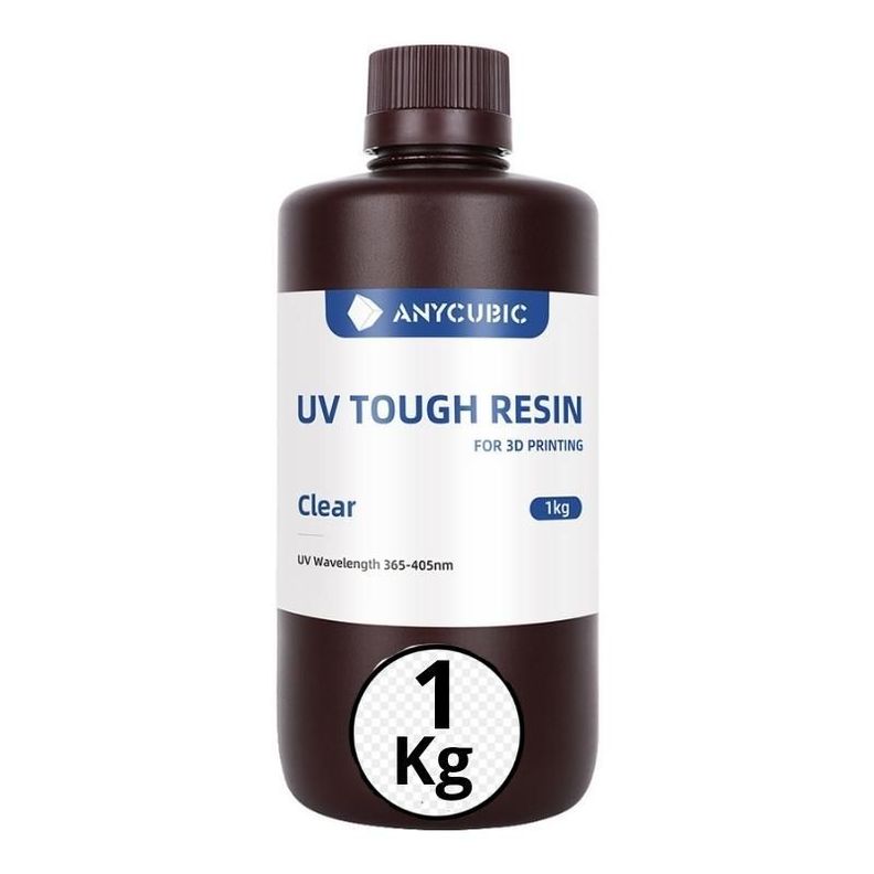 Resina Flexible Dura Anycubic 1000g Transparente-0