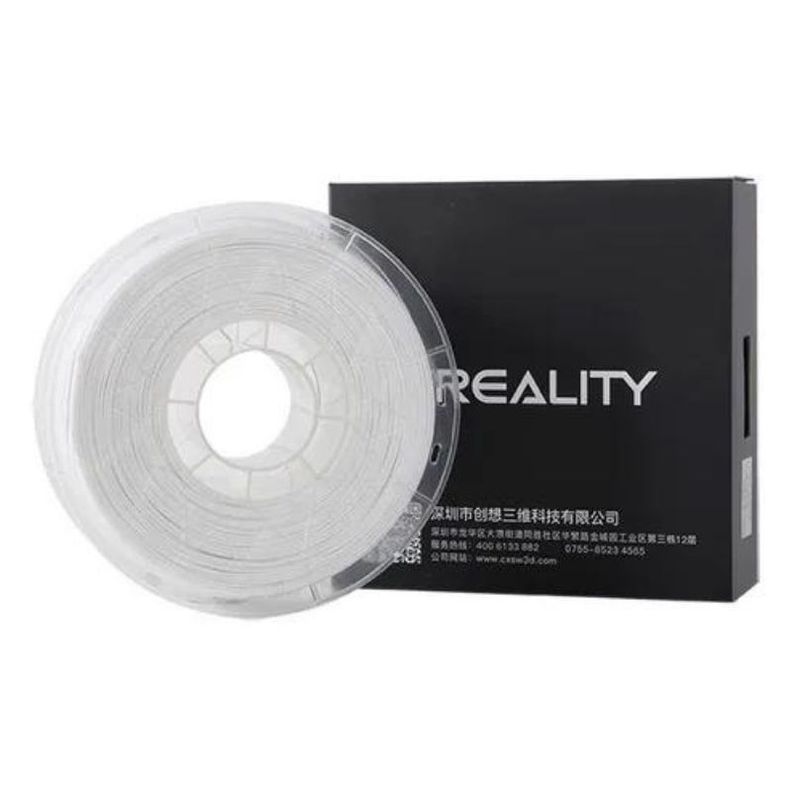 Filamento Pla Seda Creality 1kg 1,75mm Blanco -0